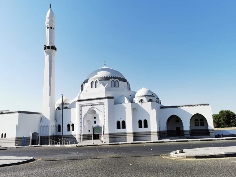 Masjid al-Jummah, the historic mosque in Madinah where Prophet Muhammad (PBUH) led the first Jumu'ah prayer