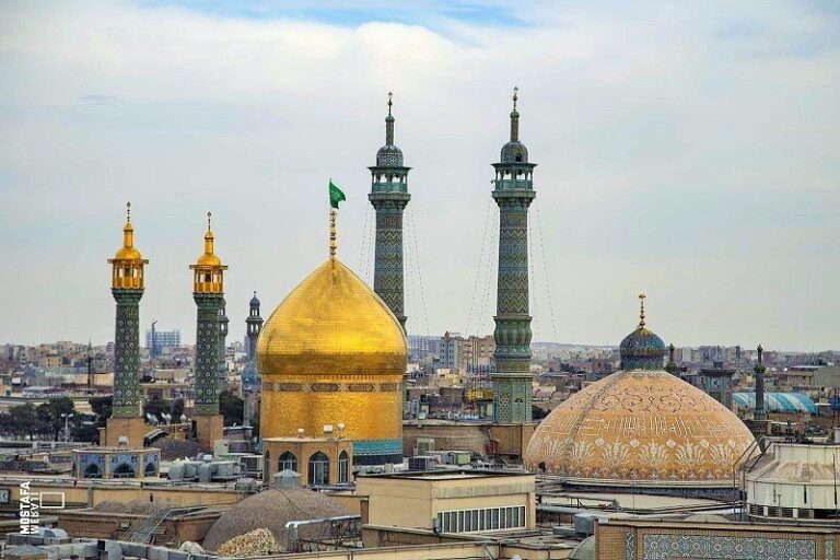 Qom, a city in Iran known for its religious significance, home to important Islamic shrines and seminaries.