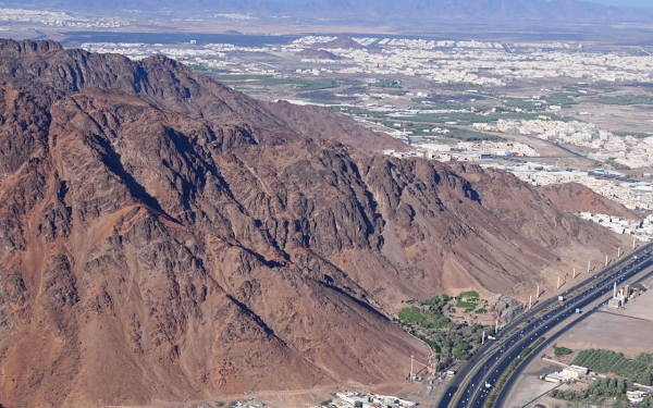 Mount Uhud, the historic mountain in Madinah associated with the Battle of Uhud