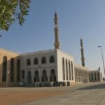 Masjid e Nimra, Arafat, Saudi Arabia – a mosque located at the foot of Mount Arafat, where pilgrims gather for prayers during Hajj.