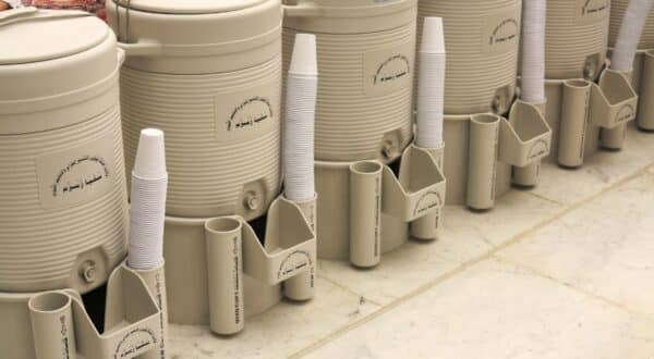 Zamzam Water – sacred water from the well in Masjid al-Haram, Mecca.