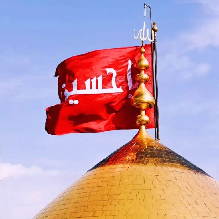 The sacred burial site of Imam Husayn (AS) in Karbala, a significant religious and spiritual destination.