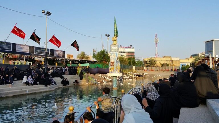 A historical site near Karbala, linked to the martyrdom of Alqama ibn Qays during the Battle of Karbala.