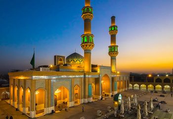 A historic mosque in Kufa, revered for its spiritual significance and connection to the Ahl al-Bayt (AS).