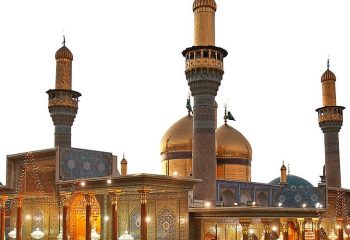 A revered mosque in Baghdad, the burial site of Imam Musa al-Kadhim (AS) and Imam Ali al-Ridha (AS).